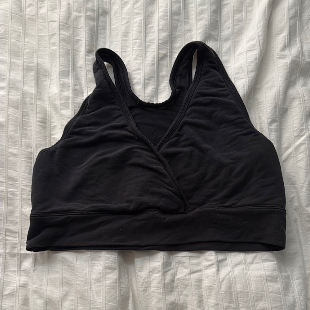 Quince Micromodal Crossover Maternity & Postpartum Bralette (2-Pack)